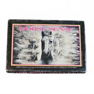 Vintage Early 90s Horse Sense Game Complete Racing Strategy Board Game